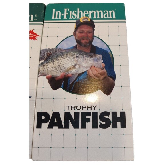 2 Fishing Fish VHS Tapes: Panfish Patterns and Trophy Panfish-In-Fisherman - Picture 6 of 7